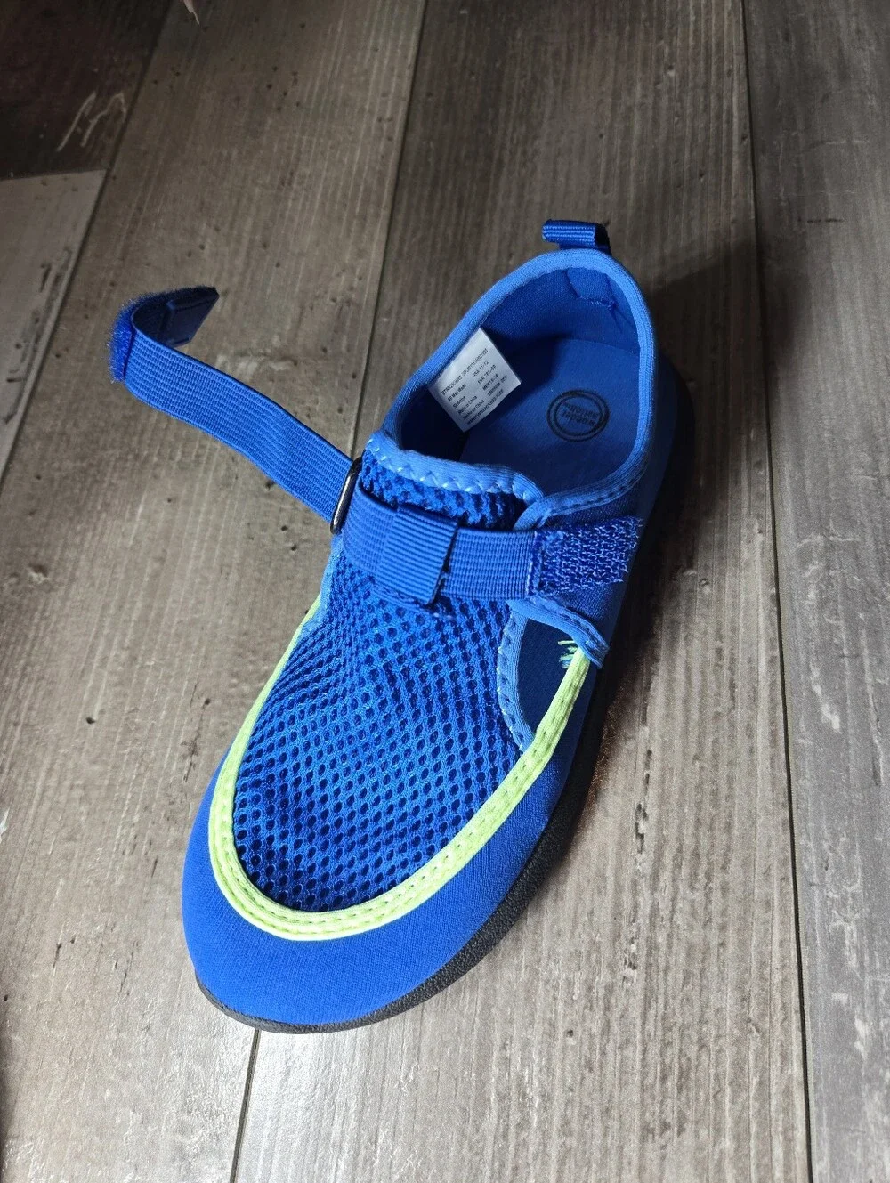 Wonder Nation Toddler Boys 11/12 Electric Blue Water Shoes